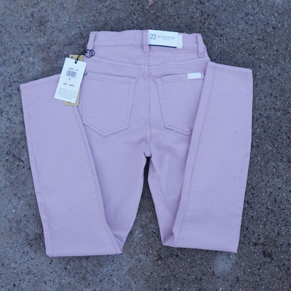 7 For All Mankind High Rise Ankle Skinny Jeans 23 NWT Stretch Denim - Picture 5 of 13